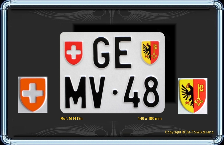 Swiss license plates MV AUGUSTA 1948 Number plates of Switzerland